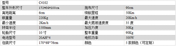 电动八宿尘推车C4102